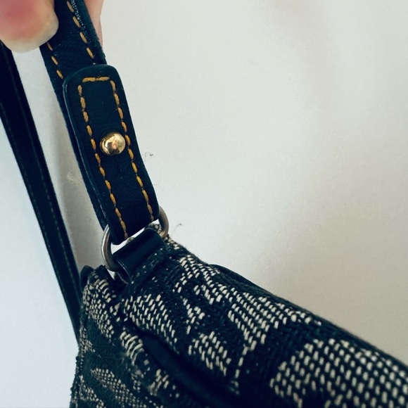 Authentic Vintage Blue Dior Saddle bag (1100) - Picture 5 of 6